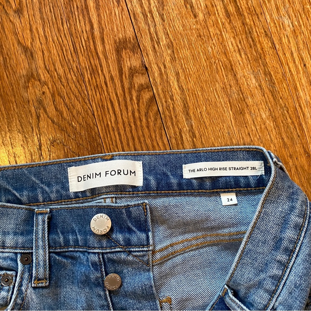 Aritzia Blue Denim Pants - Picture 3 of 3